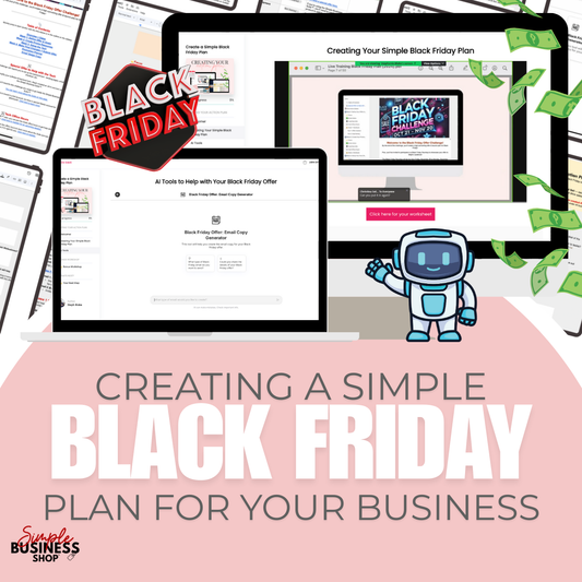 Create a Simple Black Friday Plan