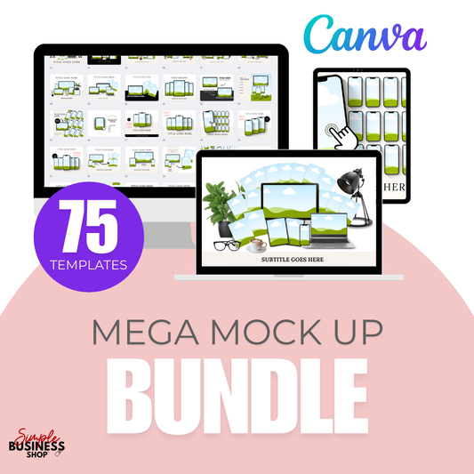 Mega Mock Up Template Pack