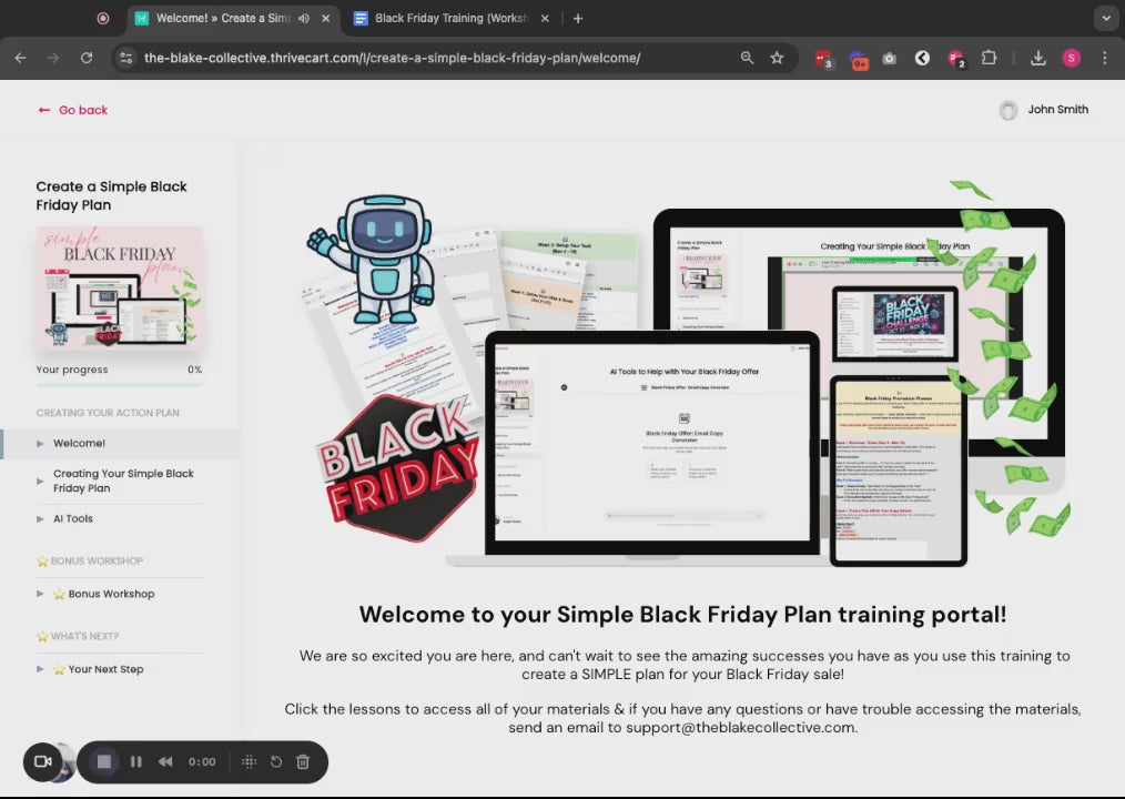 Create a Simple Black Friday Plan