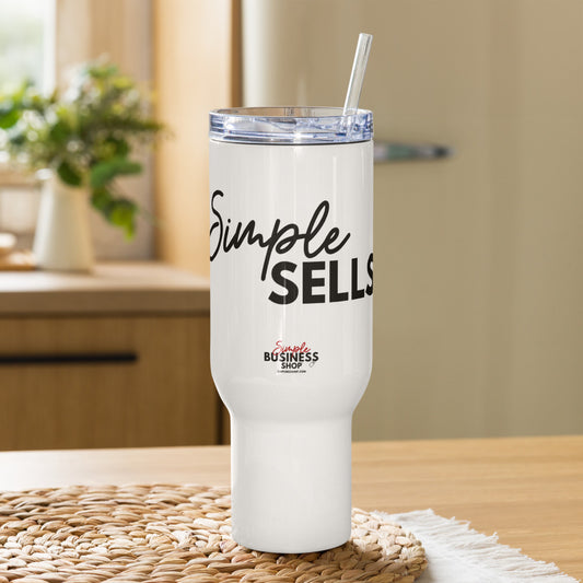 Simple Sells Travel Mug with Handle